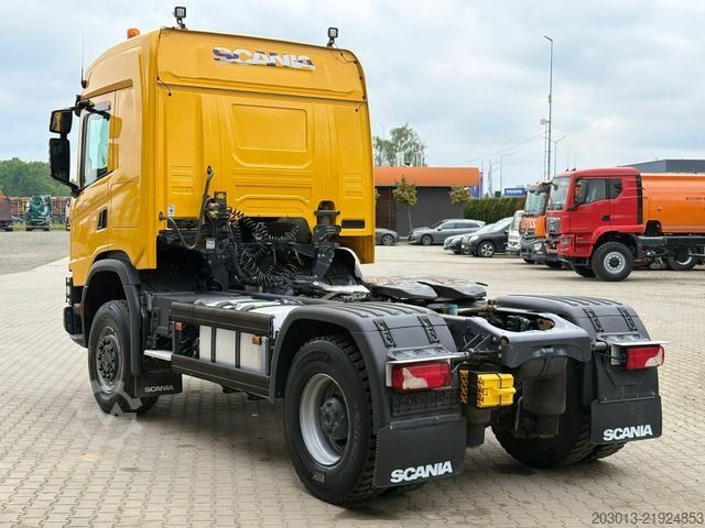 Standard tractor unit SCANIA 450 XT 4x4 Euro 6 SZM Kipphydraulik Blatt / Luft