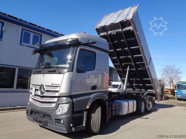 Three-sided tipper truck MERCEDES-BENZ Actros 2648 6x2 3-S-Kipper Lift + Lenk Retarder