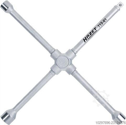 Cross wrench 715-01 17x19x22x12.5 (1/2 inch) - 1 piece HAZET 