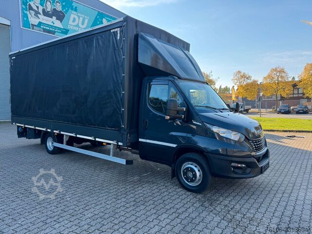 Curtain sider van IVECO Daily 72C18 Hi-Matic Pritsche Plane+LBW