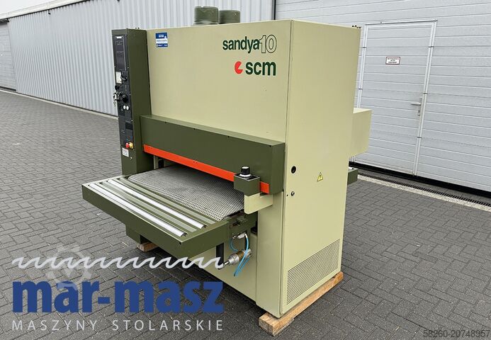 Wide belt sander 2 units SCM SANDYA 10 typ RCS 110