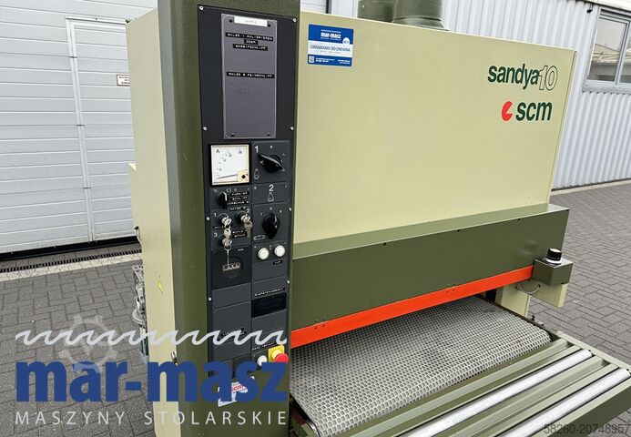 Wide belt sander 2 units SCM SANDYA 10 typ RCS 110