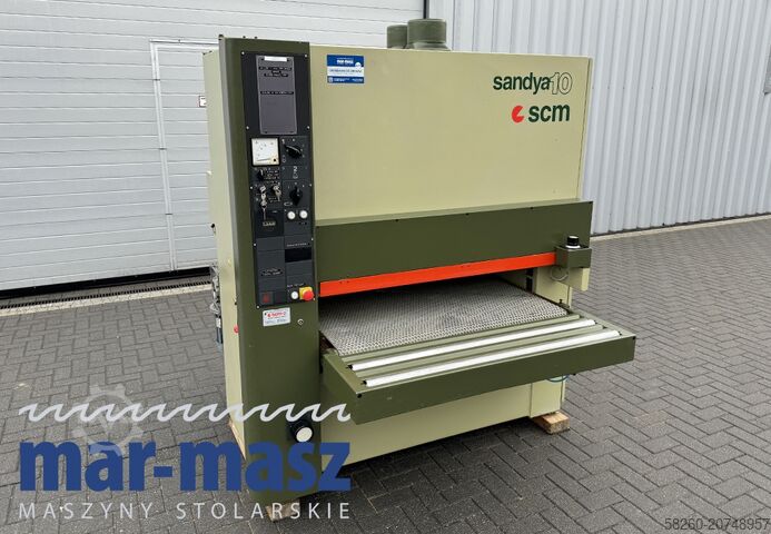 Wide belt sander 2 units SCM SANDYA 10 typ RCS 110