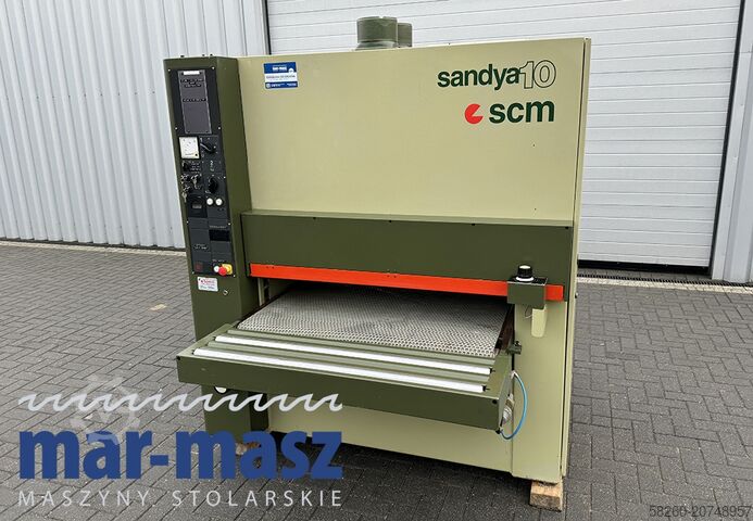 Wide belt sander 2 units SCM SANDYA 10 typ RCS 110