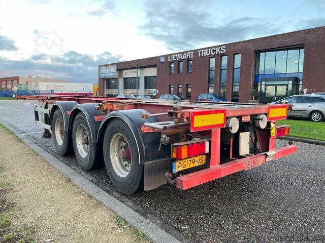 Container transport Burg BPO 12-27 CCXGX-00 20/30 FT Chassis / BPW Axles...