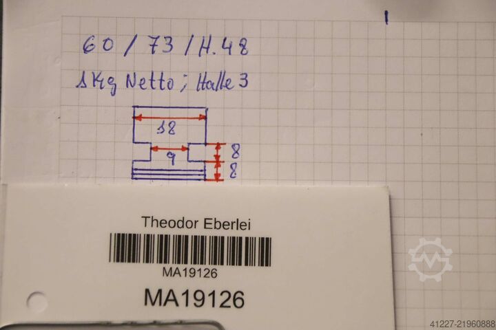 Interchangeable jaws four-jaw chuck unbekannt Breite 18 mm