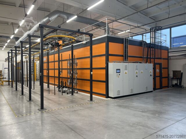 Automatische Pulverbeschichtungsanlage AABO-IDEAL + GEMA