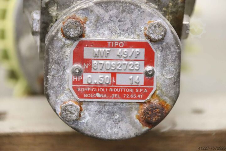 Geared motor 0.18 kW 103 rpm Bonfiglioli Bierrebi MVF 49/P TA 103