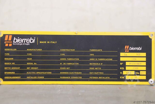 Control module Bierrebi LEA SRL. TA 103 LEA 1011 2.028.01.067.01