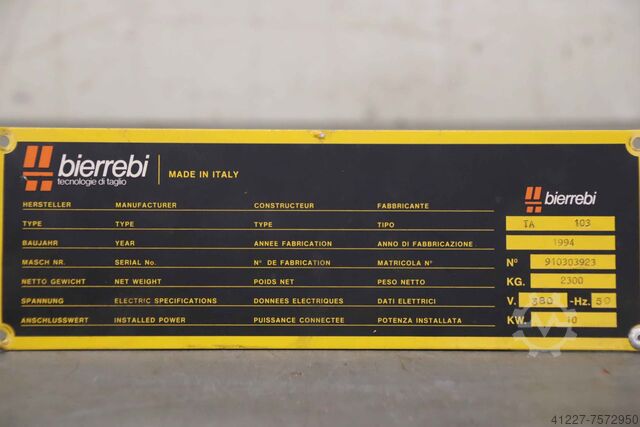 Control module Bierrebi LEA SRL. TA 103 LEA 1016 2.028.01.061.02