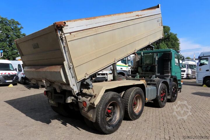 3-sided tipper Scania P113-360 8x4 FULL SPRING! SUPER CONDITION!