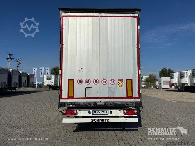 Auflieger mit Pritsche & Plane Schmitz Cargobull Curtainsider Mega