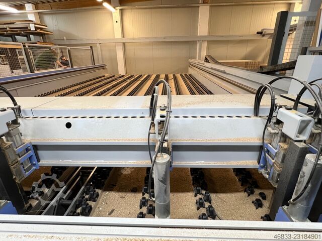 Plattenaufteilsäge mit Plattenlager HOLZMA HPP 380/43/43 + Bargstedt TLF 410