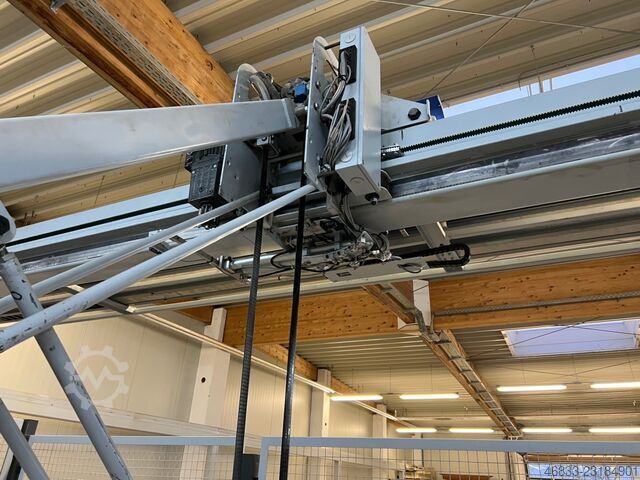 Plattenaufteilsäge mit Plattenlager HOLZMA HPP 380/43/43 + Bargstedt TLF 410
