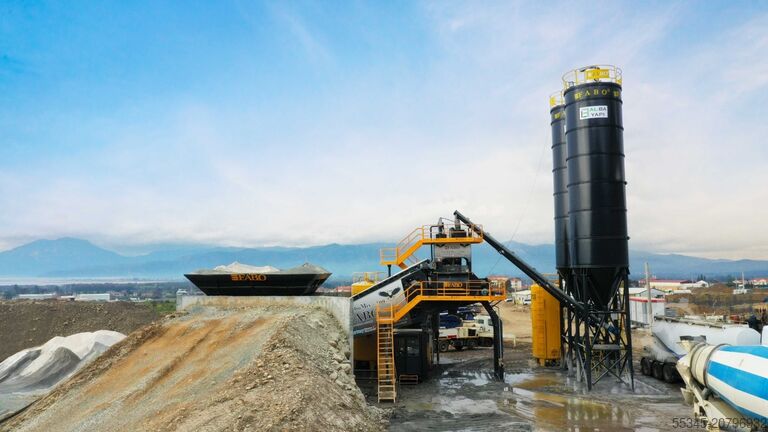 Mobile concrete mixing plant FABO Mobile Concrete Mixing Plant 100m³/h Mobile Concrete Batching Plant