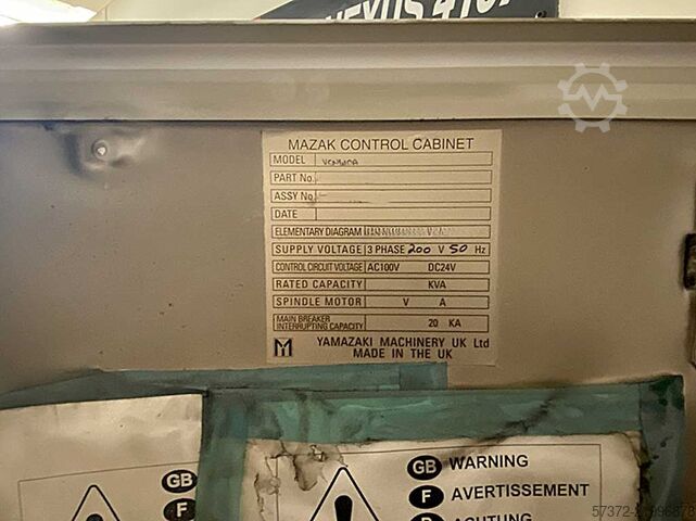 Vertical Machining Center Mazak Vertical Centre Nexus 410A