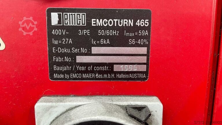CNC Lathe EMCO EMCOTURN 465