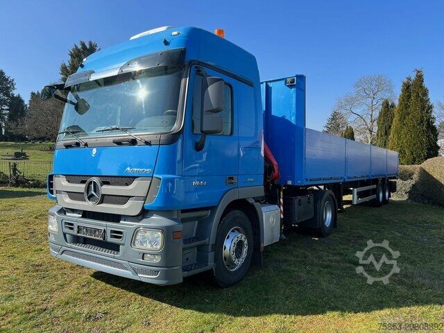 Sattelzugmaschine Mercedes-Benz Actros 1844 Fassi Kran & Auflieger -1499€ mtl.