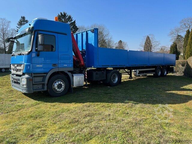 Sattelzugmaschine Mercedes-Benz Actros 1844 Fassi Kran & Auflieger -1499€ mtl.