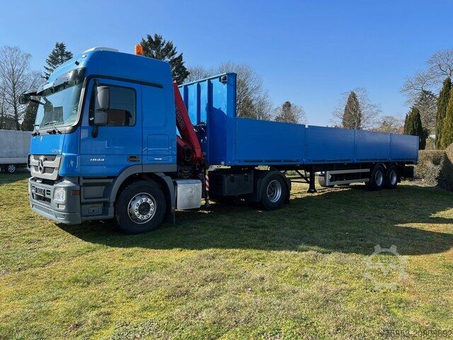 Sattelzugmaschine Mercedes-Benz Actros 1844 Fassi Kran & Auflieger -1499€ mtl.