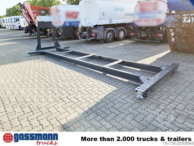 Roll-off container  Abrollrahmen 6000mm mit Containerverriegelung für