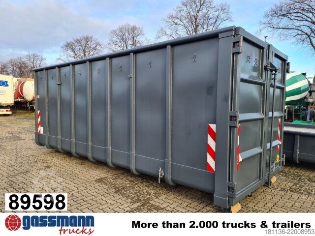 Roll-off container  Abrollcontainer mit Flügeltür ca. 36m³