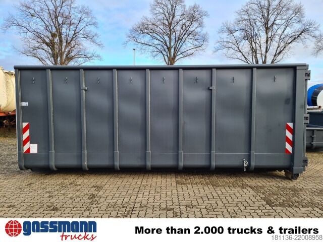 Roll-off container  Abrollcontainer mit Flügeltür ca. 36m³