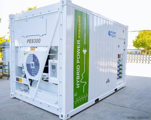 Generator set  PES300 Hybrid Energy System - 300 kVA - 345.6 kWh