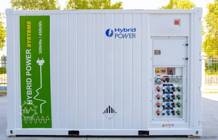 Generator set  PES300 Hybrid Energy System - 300 kVA - 345.6 kWh