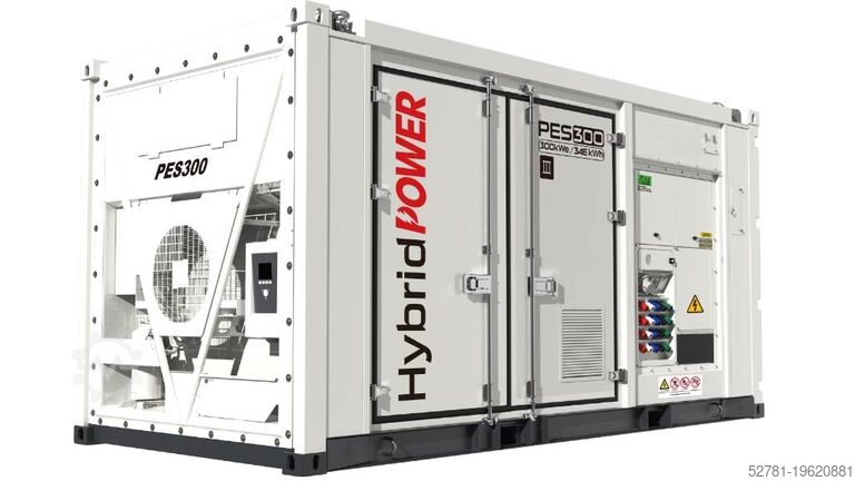 Generator set  PES300 Hybrid Energy System - 300 kVA - 345.6 kWh