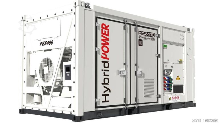 Generator set  PES400 Hybrid Energy System - 400 kVA - 460.8 kWh