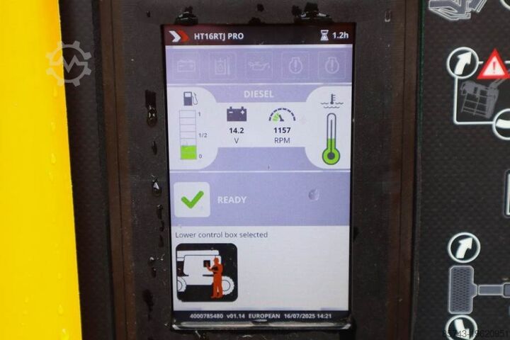 Telescopic boom lift Haulotte HT16RTJ PRO NEW / UNUSED, Guarantee! Diesel, 4x4x4