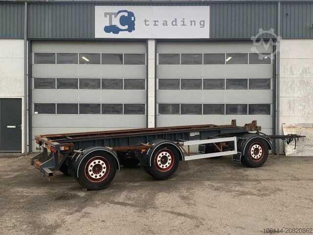 Containertransport GS Meppel 27 ton / dubbele banen.