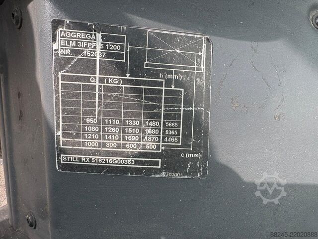 VS-22909 Electric triplex forklift truck Still RX20-20p STILL RX20-20p