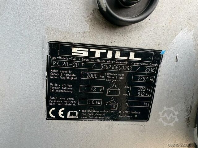 VS-22909 Electric triplex forklift truck Still RX20-20p STILL RX20-20p