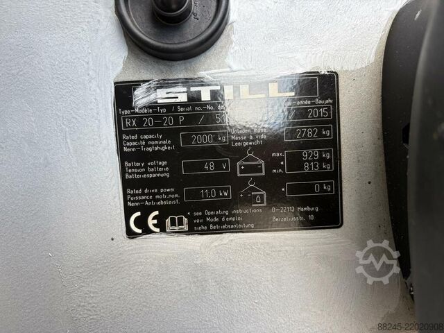 VS-22910 Electric triplex forklift truck Still RX20-20p STILL RX20-20