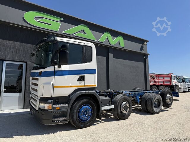 Truck chassis SCANIA R470 Chassis 8x2 Retarder Euro3