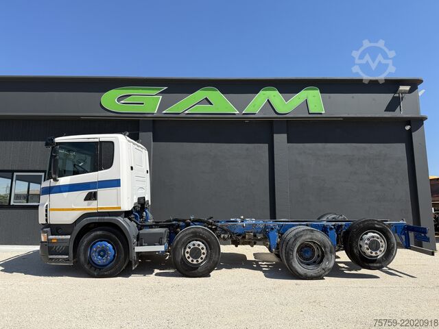 Truck chassis SCANIA R470 Chassis 8x2 Retarder Euro3