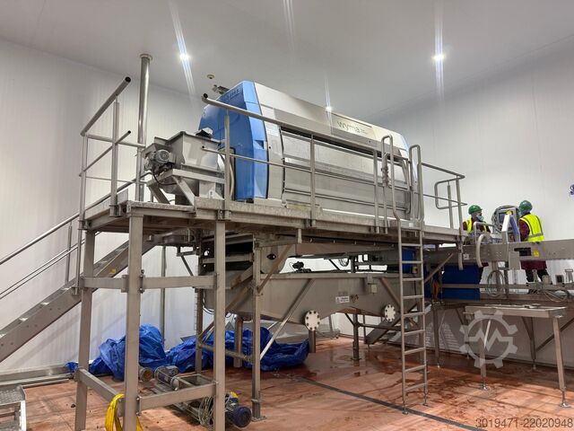 Peeling/Polishing line for vegetables Wyma Vege peeler