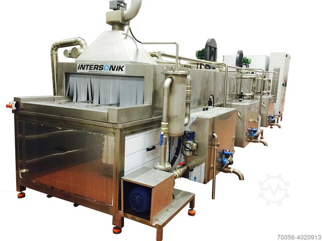 Tunnel Typ Waschmaschine INTERSONIK TUNNELWASH