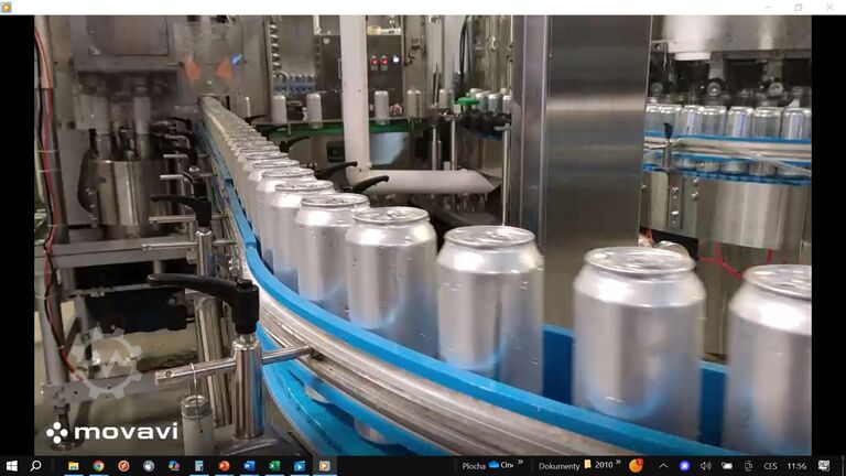 Beverage processing machine Canning line for beer 10000 cph 