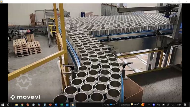 Beverage processing machine Canning line for beer 10000 cph 