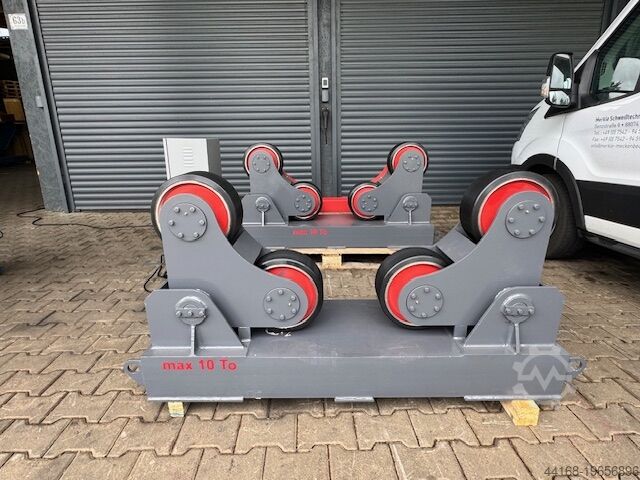 Schweißdrehtisch,Behälterdrehvorrichtung Protec 10 Tonnen RB 10 000 Rollenbock