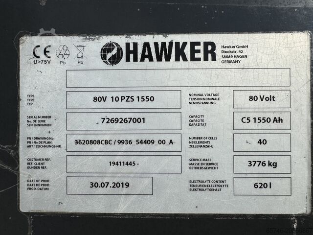 ECG 80/6 * Triplex FFL * DEMO !!! KALMAR ECG 80 / 6 * Triplex FFL * DEMO !!!