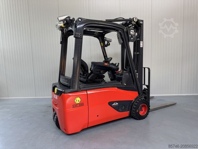 E 20 L - 386 / 02 Evo - Atex Proplan EX 2GD / Zone 1 - 21 - 22 * Triplex FFL !! NEUE Batterie !! LINDE E 20 L - 386 / 02 Evo - Atex Proplan EX 2GD / Zone 1 - 21 - 22 * Triplex FFL !! NEW battery !!