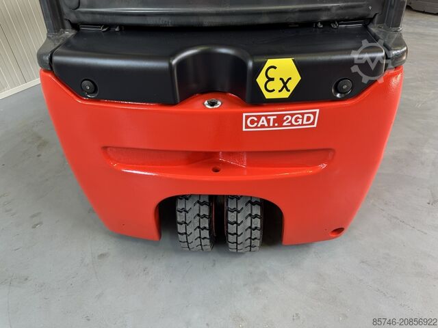 E 20 L - 386 / 02 Evo - Atex Proplan EX 2GD / Zone 1 - 21 - 22 * Triplex FFL !! NEUE Batterie !! LINDE E 20 L - 386 / 02 Evo - Atex Proplan EX 2GD / Zone 1 - 21 - 22 * Triplex FFL !! NEW battery !!