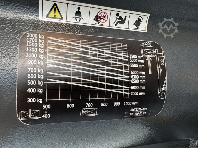 E 20 L - 386 / 02 Evo - Atex Proplan EX 2GD / Zone 1 - 21 - 22 * Triplex FFL !! NEUE Batterie !! LINDE E 20 L - 386 / 02 Evo - Atex Proplan EX 2GD / Zone 1 - 21 - 22 * Triplex FFL !! NEW battery !!