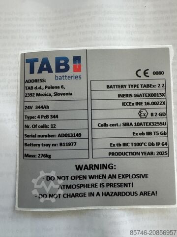 LPE 200 - Atex Pyroban EX 3D / Zone 22 !! NEUE Batterie !! TOYOTA LPE 200 - Atex Pyroban EX 3D / Zone 22 !! NEW battery !!