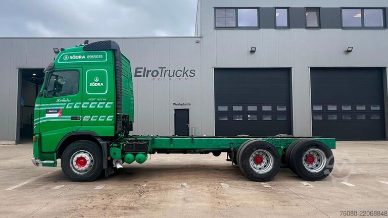 Chassis cab Volvo FH 520 (6X4 / LONG CHASSIS / FRONT STEEL)