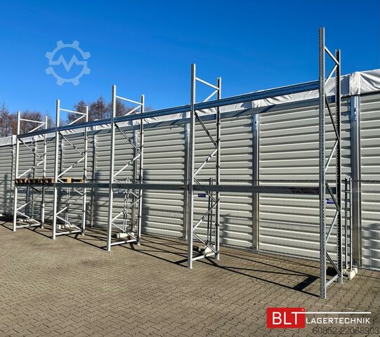 Pallet rack 11,2 lfm Palettenregale für Außenbereich H: 4,5m , 3000 kg Fachlast , FVZ